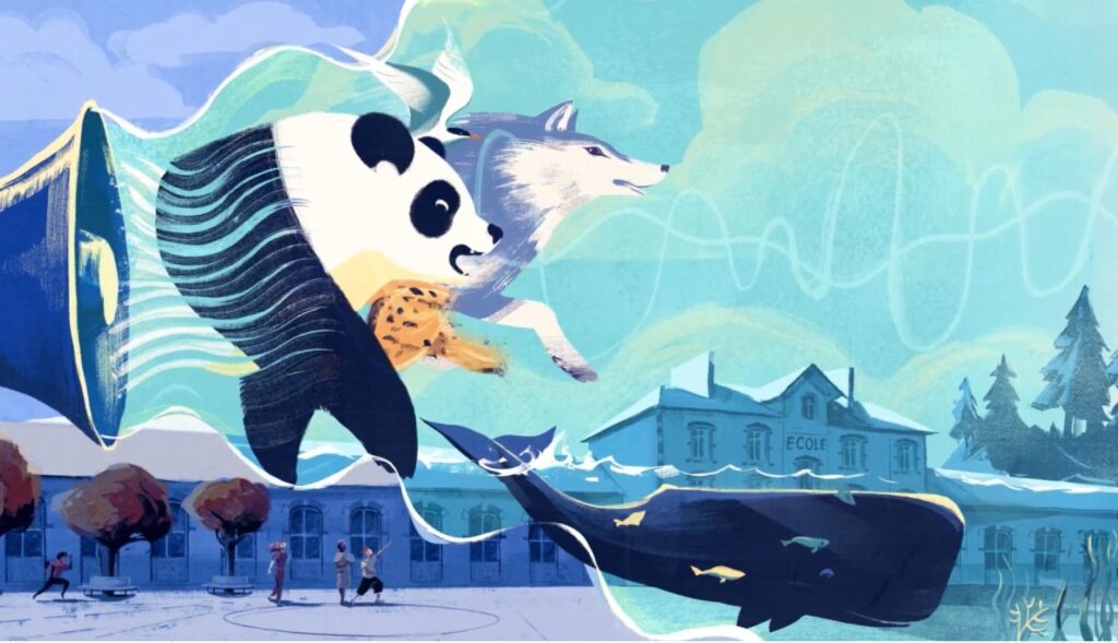 WWF replaces school bells with animal sounds to reconnect children with nature