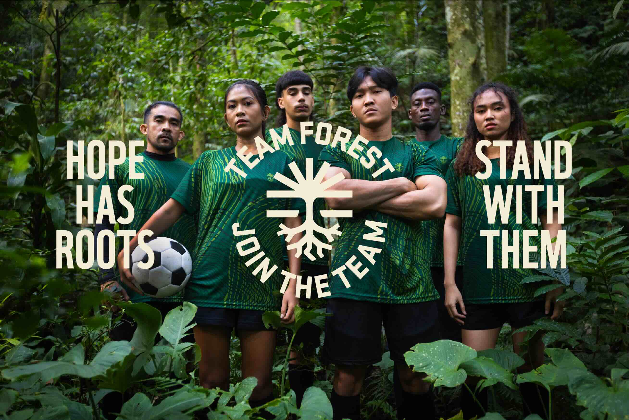 Graphic from the WWF "Team Forest" campaign