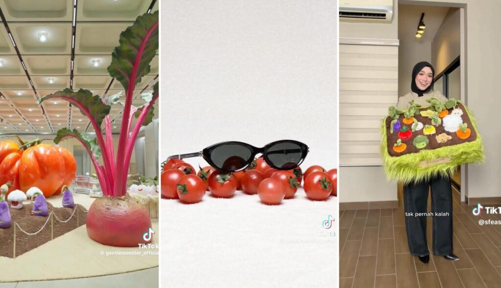 The Gentle Monster glasses brand becomes a large fantastic garden to communicate its new collection