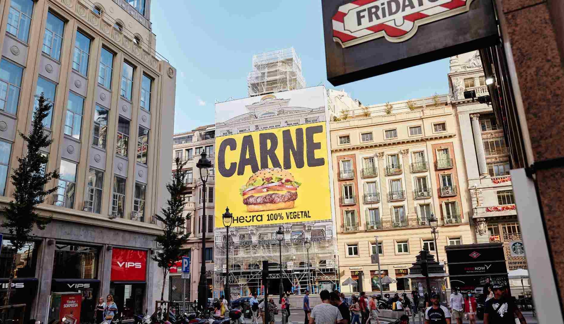 Lona publicitaria de Heura