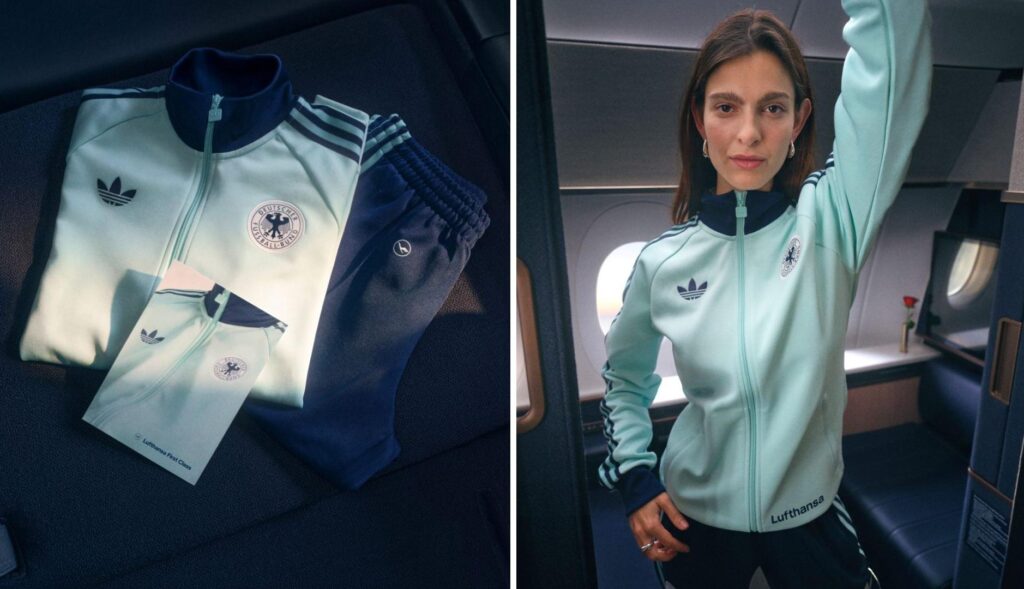 Chándal de Lufthansa y Adidas