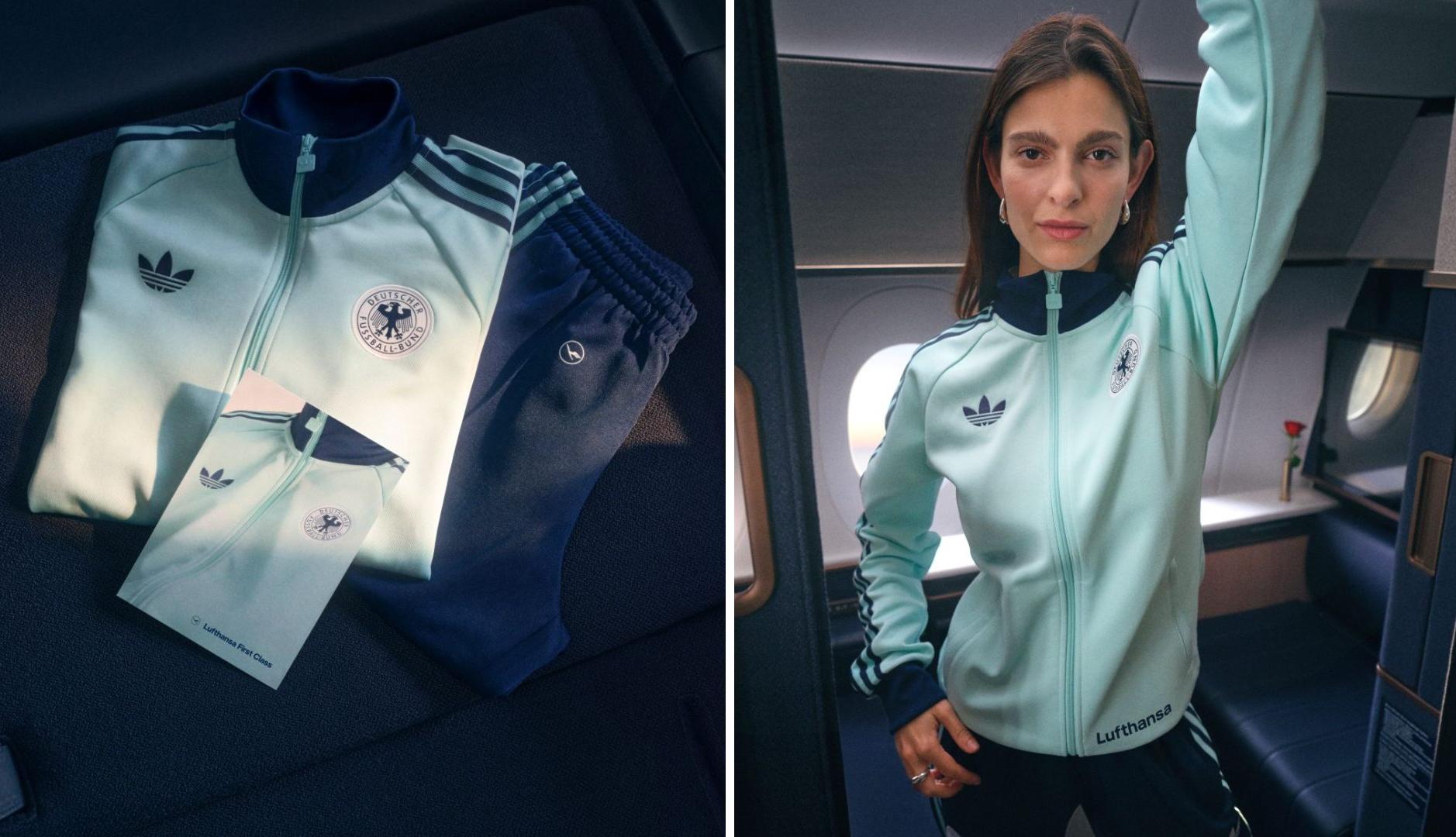 Chándal de Lufthansa y Adidas