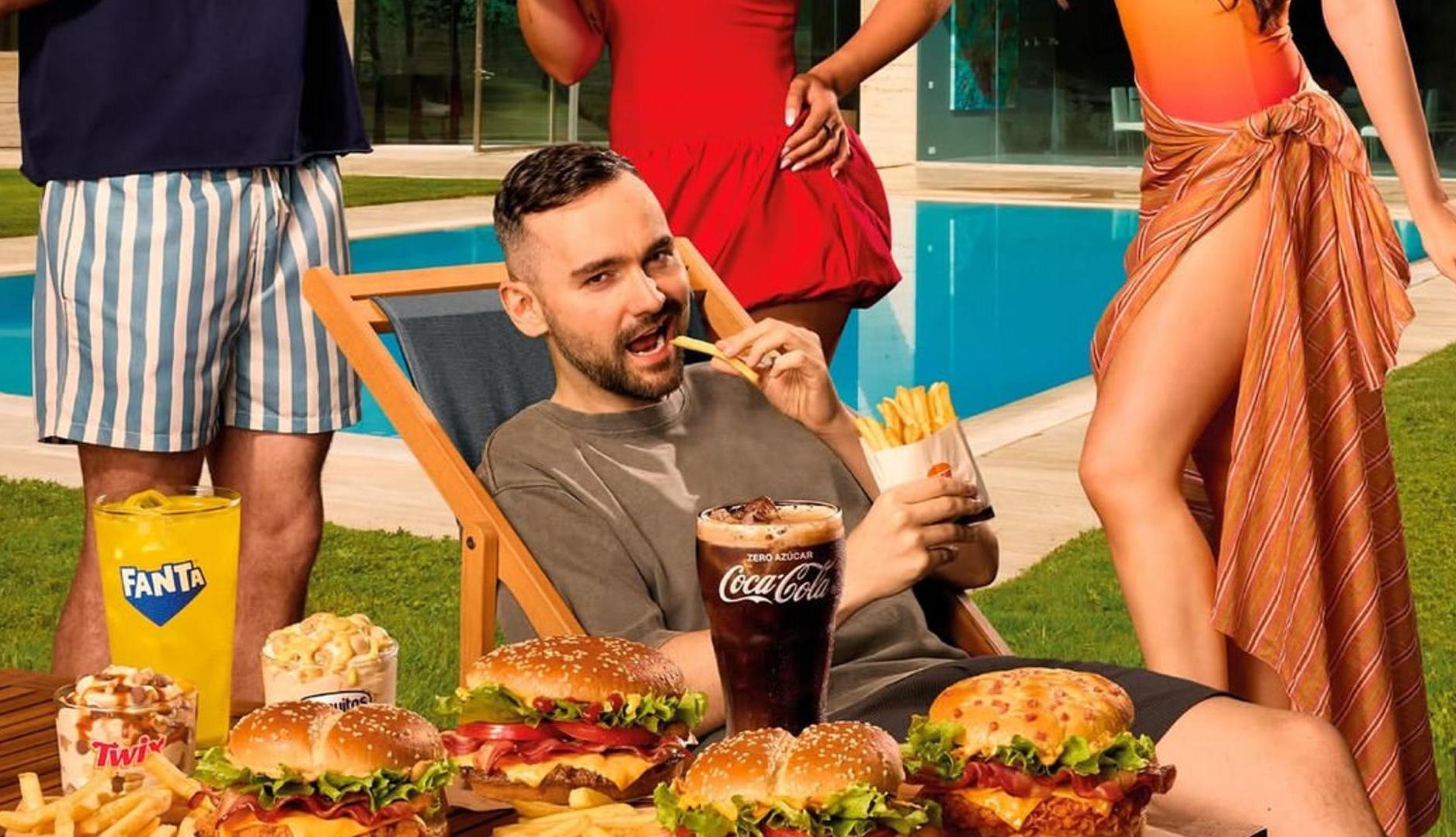 ElXokas en un anuncio de Burger King
