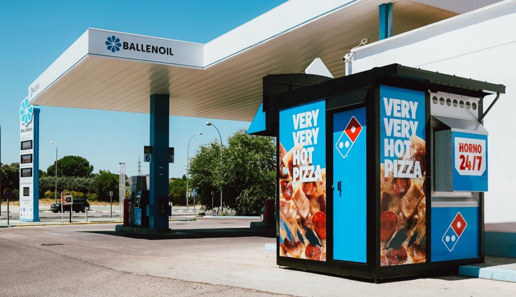Máquina de vending de Domino