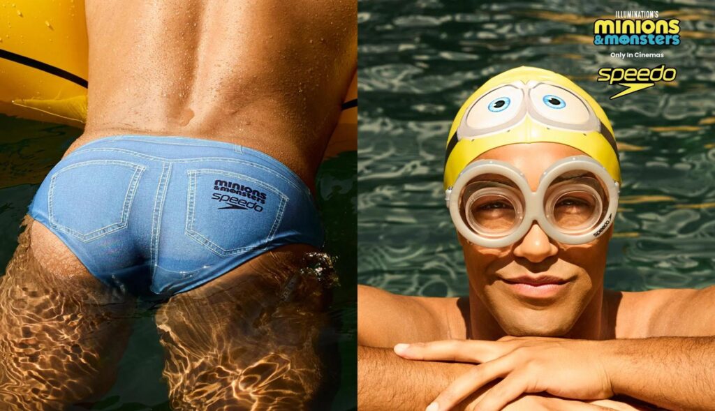 Prendas de Speedo inspirada en los minions