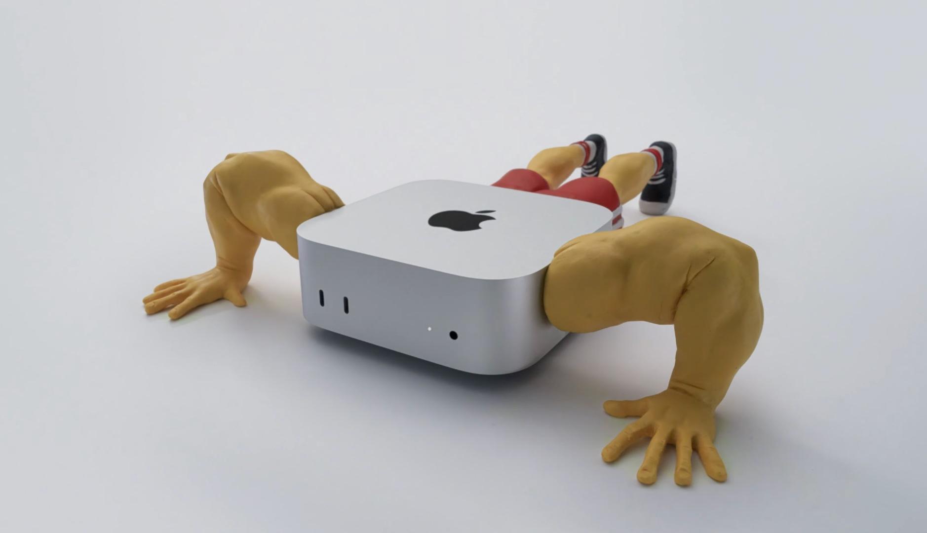 This is how the announcement of the new Mac Mini was made: clay and stop motion