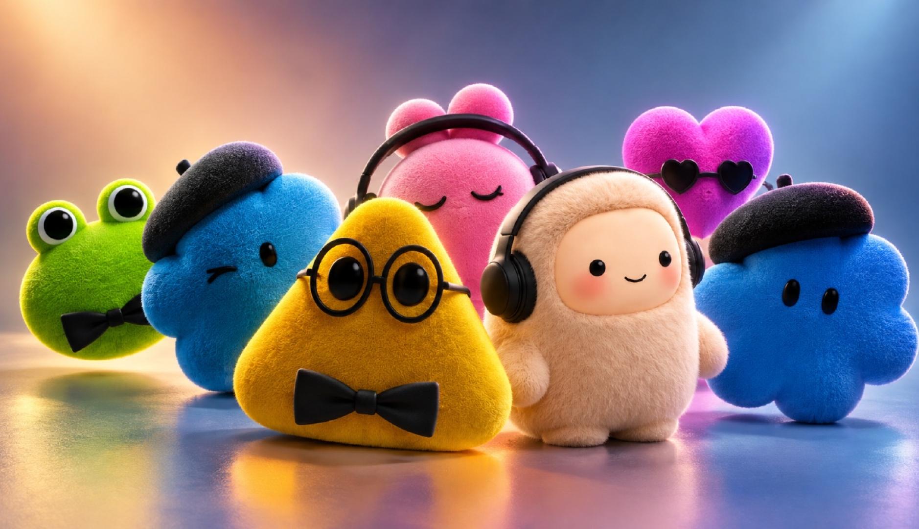 Los personajes de Dots junto a Muse