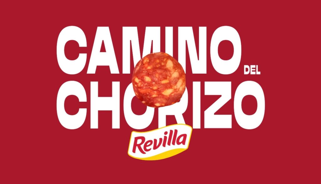 Una rodaja de chorizo junto al texto