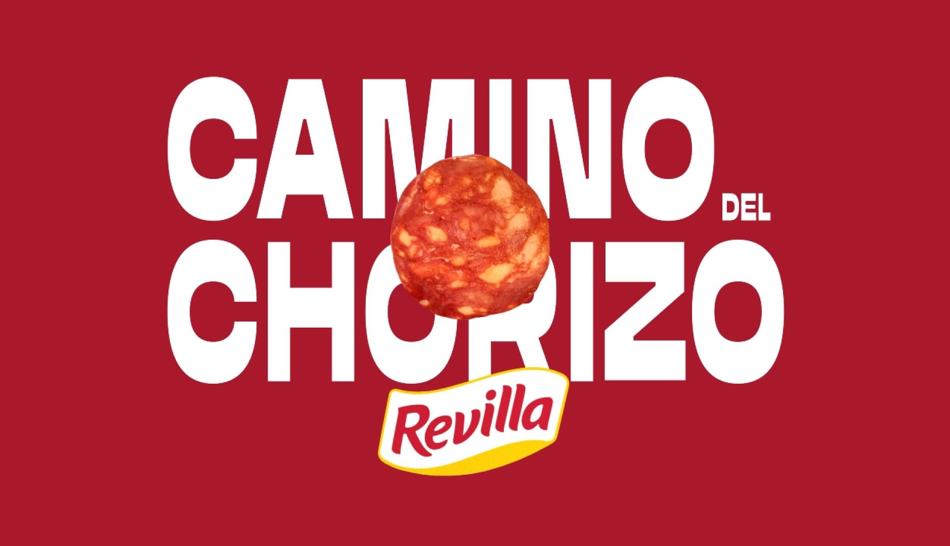 Una rodaja de chorizo junto al texto