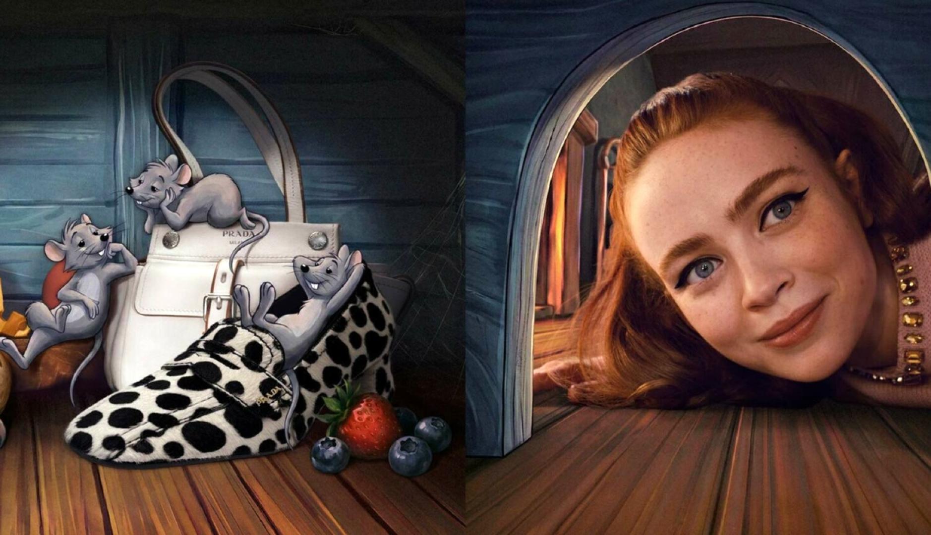 Prada brings back hand-drawn animation for its Christmas ad, created with a Disney artist