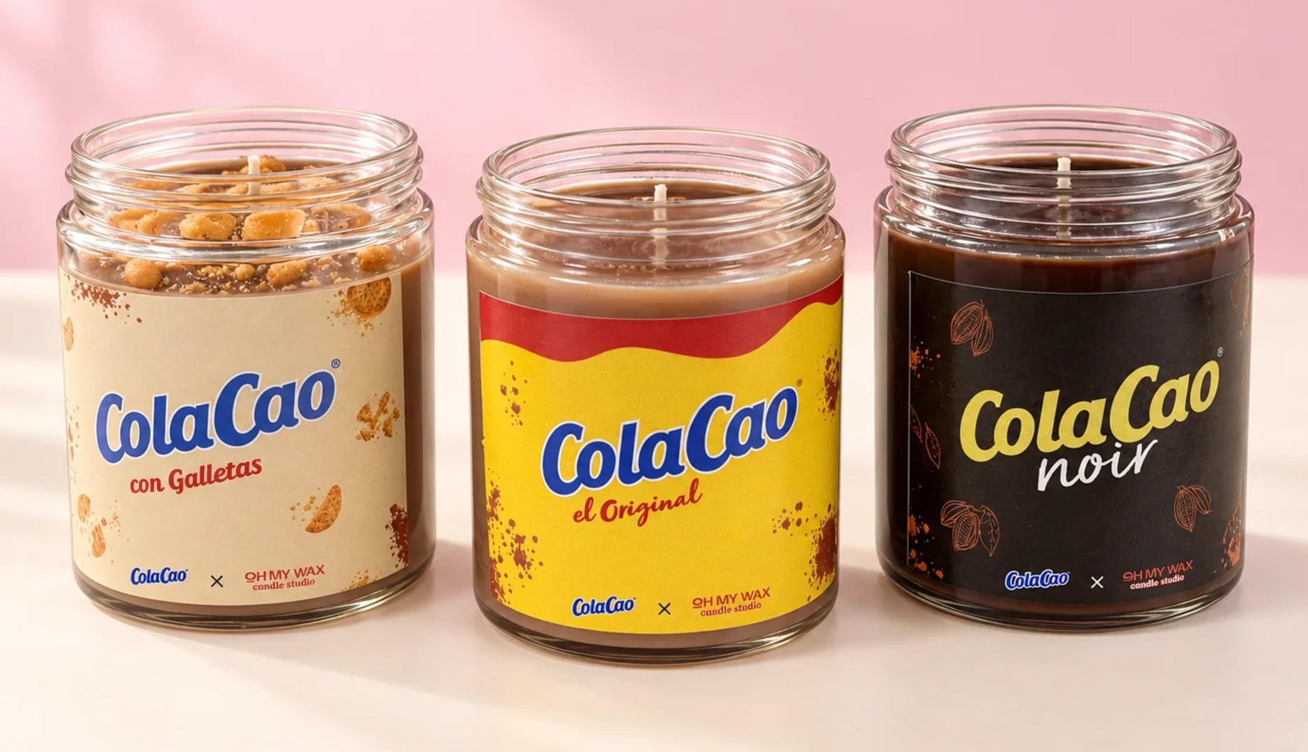 Colección de velas de Colacao